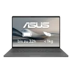 ASUS Zenbook A14 UX3407QA-QD496W Copilot+ arvuti Snapdragon X1-26-100 s&uuml;learvuti 35,6 cm (14 &Prime;) WUXGA 32 GB LPDDR5x-SDRAM 1 TB SSD Wi-Fi 6E (802.11ax) Windows 11 Home German hall