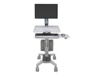 Ergotron WorkFit C-Mod Single LD Sit-Stand Workstation Cart 24-198-055 kuni 27 tolli