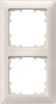 Siemens DELTA miro 2-kohaline katteraam Titanium White Plastik 151x80 mm