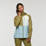 Cotopaxi Impermeo 3L Hooded Shell Jacket - Moss/Sea Spray (Naiste, suurus S)