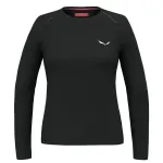 Salewa Pedroc Dry Tee naiste l&uuml;hikeste varrukatega tehniline T-s&auml;rk - must