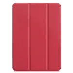 iLike Galaxy Tab S7 FE 12.4 Tri-Fold Eco-Leather Stand Case Coral Pink