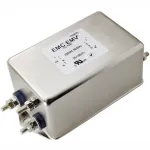 Akyga EN2090-20-S &uuml;hefaasiline EMI-filter, 20 A, 120&ndash;250 V AC, 50/60 Hz, M4 kruviklemmid