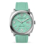 WATCHPEOPLE Naiste 700986 kvartsanaloogkell 45 mm roostevabast terasest korpus, valge sihverplaat, mustast nahast rihm
