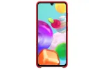 Samsung Galaxy A41 Silikoonist kate punane