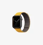 UNIQ Revix Reversiibel Magnetiline Rihm Apple Watch Series 1/2/3/4/5/6/7/8/9/SE/SE2/SE3/Ultra/Ultra 2/Ultra 3 42/44/45/49mm - Sinep/Tumeoliiv