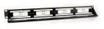 GETFORT PGF-6AUTP24-B5 Cat.6A UTP 24-Port Patch Panel 1U 19 inch Black