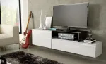 Cama TV-kapp SIGMA 3 180 valge/valge l&auml;ikiv + must