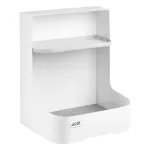 Ergo Office lauap&otilde;hja alla paigaldatav hoiukast / organiseerija tarvikute riiuliga, valge, max 5 kg, ER-442