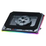 Conceptronic THYIA03B USB-C s&uuml;learvuti jahutusalus koos telefoni hoidikuga, RGB, 12V