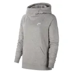 Nike Essentials naiste lehterkaelusega fliisist dressipluus Dark Grey Heather suurus S