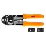 NEO TOOLS 01-501 12-osaline kombineeritud mutriv&otilde;tmete komplekt, meetriline, kroom-vanaadiumteras, satiinkroom, 6-22 mm, rullitavas kotis