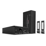 Lindy 39376 300 m kiudoptiline DisplayPort 1.2 ja USB KVM-pikendaja, saatja ja vastuv&otilde;tja, 850 nm