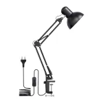 LEPRO 3100027-EU LED laualamp USB laadimisportiga, 5 v&auml;rvustemperatuuri, 7 heledustaset, puutejuhtimine, taimer, painduv vars, silmas&otilde;bralik, must