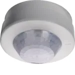 Hager EER513 360&deg; pinnale kinnitatav PIR-liikumisandur, 20 m ulatus, IP55, valge