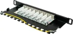 GoodConnections Alcasa GC-N0130 Cat6a varjestatud RJ45 Keystone moodul - 10GbE, 22-26 AWG, must