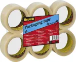 3M Scotch pakkimisteip 6890, 50mm x 66m, l&auml;bipaistev PVC, tugev nakkuvus, madal m&uuml;ra, 50 mikronit - 1 rull (PVC6RT)
