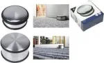 Kangaro K-11000 kroomitud metallist uksepeatus, 100 mm l&auml;bim&otilde;&otilde;t, 45 mm k&otilde;rgus, 1,25 kg