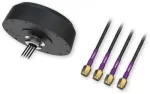 Teltonika PR1KC647 5G Combo MIMO mobiilne katuseantenn SMA, 5G/LTE, 600-960/1400-6000 MHz, 4,7 dBi, 4x SMA isane, 3 m kaabel, IP67/IP69K