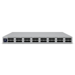 Ubiquiti UniFi Switch 32x QSFP28 100 Gbit, hallatav, 19" rack-kinnitatav, 1,3" puuteekraan