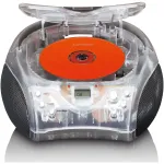 Kaasaskantav raadio ja CD-m&auml;ngija Lenco SCD-24TR &mdash; FM, 4W v&auml;ljund, LCD, teleskoopantenn, vahelduvvool/alalisvool, 6&times;C patareid