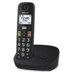 Juhtmeta telefon Panasonic KX-TGU110FXB koos DECT-juhtmevaba tehnoloogiaga