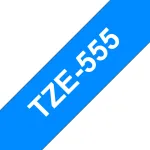 Laminaatlint Brother TZe555 24mm valge sinisel