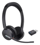 Yealink WH64 Hybrid Dual Teams juhtmevaba k&otilde;rvaklappidega peakomplekt kontorisse/k&otilde;nekeskusesse, Micro-USB, Bluetooth, must
