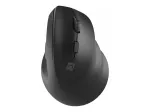 Juhtmeta optiline hiir NATEC CRAKE 2 &mdash; Bluetooth 5.2, 2400 DPI, 6 nuppu, paremak&auml;eline, must