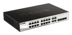 D-Link DGS-1210-20 Hallatav L2 Gigabit Ethernet (10/100/1000) 1U Must