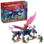 LEGO konstruktsioonim&auml;nguasi NINJAGO 71842 Rontu the Master Dragon &mdash; 381 t&uuml;kki, 4 minifiguuri, vitriinimudel 130 mm