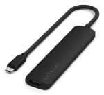 Satechi ST-P6SK 6-&uuml;hes &otilde;huke USB-C jaotur: USB-C, 2x USB-A, 4K HDMI, micro/SD-kaardilugeja