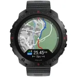 Polar Grit X2 Pro spordi-nutikell 3,53 cm (1,39") AMOLED puuteekraan 454 x 454, 32 GB, GPS, silikoonrihm S-L, must (900110283)