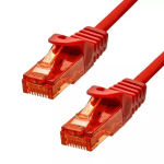 ProXtend 6UTP-03R CAT6 U/UTP Etherneti kaabel, LSZH, vask, 3 m, punane