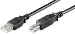 Microconnect USBAB3B-LSZH USB-kaabel USB 2.0 3 m USB A USB B Must
