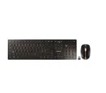 CHERRY DW 9100 SLIM klaviatuur Hiir kaasas Universaalne RF Traadita + Bluetooth Nordic Must