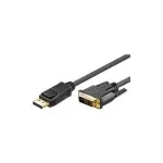 Goobay 2 m DP/DVI DisplayPorti kaabel kullatud pistikutega