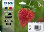Epson Strawberry 29XL CMYK tindikassett 1 tk Originaal K&otilde;rge (XL) saagikusega Must, Ts&uuml;aan, magenta, Kollane