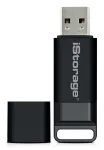 iStorage datAshur BT IS-FL-DBT-256-64 kr&uuml;pteeritud USB-m&auml;lupulk, 64 GB, USB 3.2 Gen 1, autentimine nutitelefoniga Bluetoothi kaudu, AES-XTS 256-bitine riistvaraline kr&uuml;pteerimine, kahefaktoriline autentimine SMS-iga, valmis kaughalduseks