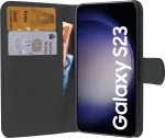 PEDEA Book Cover Classic &uuml;mbris Samsung Galaxy S23 FE 5G jaoks, must, pehme TPU kest