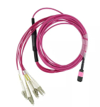 BlueOptics EMC CBL-MPO12-4LC-OM4-2M fiiberoptiline kaabel MPO 4x LC 2m