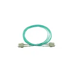 BlueOptics SC-SC mitmemoodiline OM3 Duplex valguskaabli &uuml;henduskaabel, SC-UPC, 15 m, beež (Corning 575702K5120000015M-iga &uuml;hilduv)