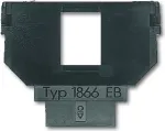 Busch-Jaeger 1866 EB modulaarse pesa alus 1x 6/8 kontaktiga Cat. 3, antratsiithall