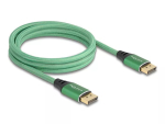 DeLOCK DisplayPort kaabel 16K 60 Hz 2 m roheline metall