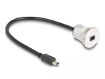 USB-kaabel DeLOCK 88186 0,3 m Mini-USB B Must H&otilde;bedane