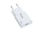 Sein laadija EQUIP 1-Port 20W GaN USB-C PD &mdash; 100&ndash;240V sisend, 12V maksimaalne v&auml;ljund, valge