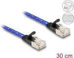V&otilde;rgukaabel DeLOCK RJ45 Lame Cat.6A 0,3m Sinine