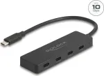 Delock 64322 USB 10 Gbps Type-C hub, 4 x USB Type-C porti, must