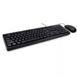 Klaviatuur Inter-Tech NK-1000EC hiir kaasas kontor USB QWERTY must