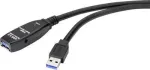 Renkforce RF-4598346 USB-kaabel 10 m USB 3.2 Gen 1 (3.1 Gen 1) USB A Must (RF-4598346)